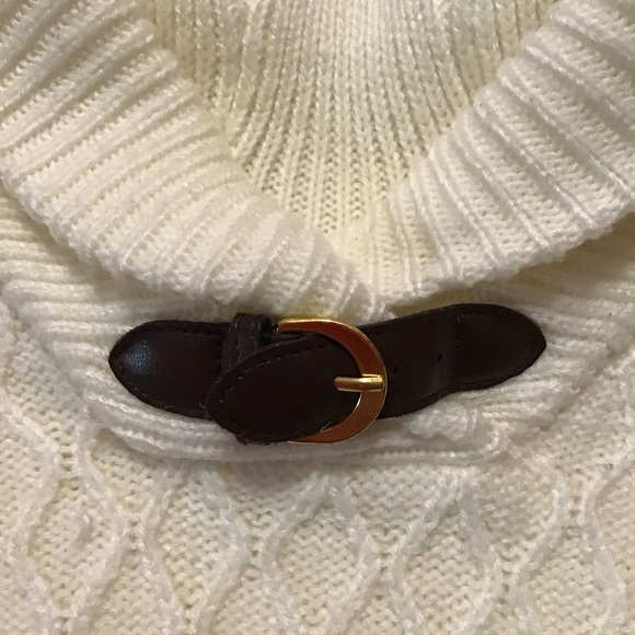 Janie and Jack Toddler Girl Sweater Cape Ivory - Picture 5 of 8